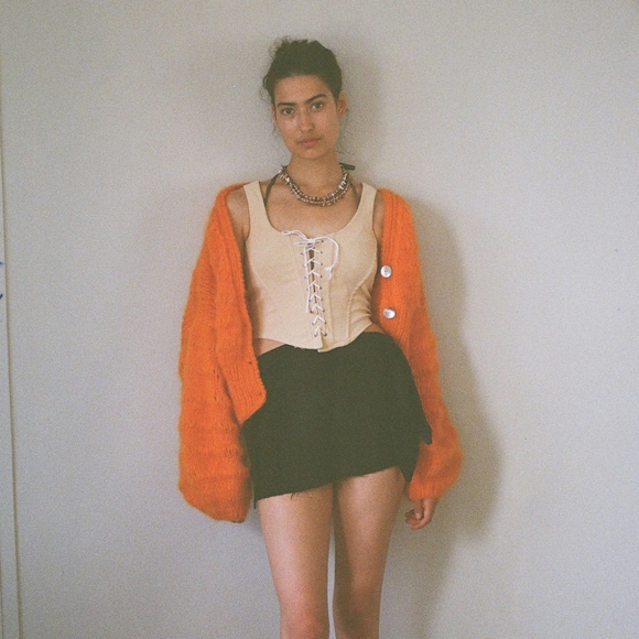 Zeta Orange Cardigan - Picture 6 of 9